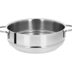Cuiseur Vapeur*CRISTEL Cuit Vapeur Universel Mutine Ø 20 cm Manche Fixe Inox