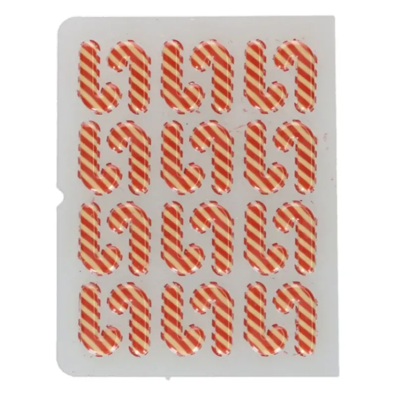 Décoration Comestible*FUNCAKES Décors Chocolat Blanc Sucre d'Orge (x24)