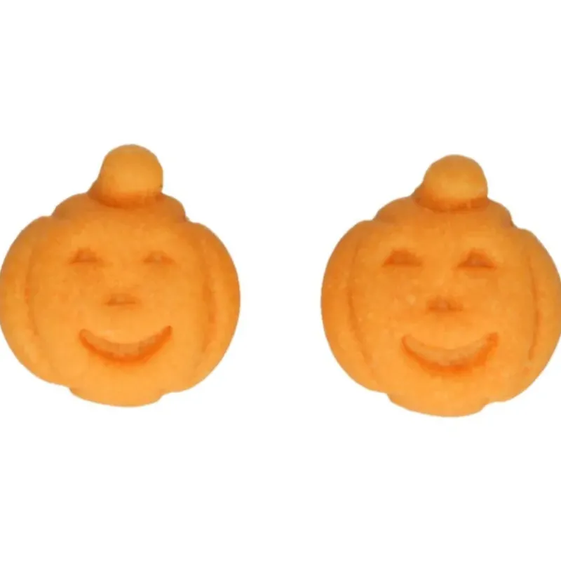 Décoration Comestible*FUNCAKES Décors en Sucre Citrouilles Halloween (x12)