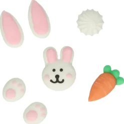 Décoration Comestible*FUNCAKES Décors en Sucre Pâques (x8)