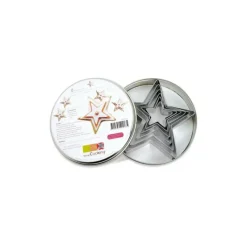 Emporte Pièce - Découpoir Pâtisserie*SCRAPCOOKING Découpoirs Etoile (x6)