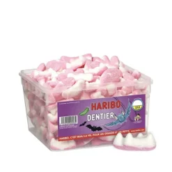 Confiserie*HARIBO Dentiers Tutti Fruti x 210 - Boîte Bonbon