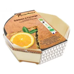 Produits Bio|Préparation Pâtisserie*MIRONTAINE DLUO Courte Préparation Bio Gâteau à l'Orange + Moule en Bois