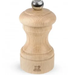 Moulin*PEUGEOT Duo Moulin à Poivre et à Sel Bistro 10 cm Chocolat et Naturel