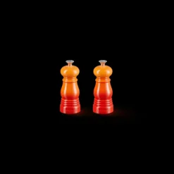 Moulin*LE CREUSET Duo Moulin à Poivre et à Sel Volcanique 11 cm