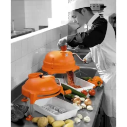 Coupe Légumes*DYNAMIC Dynacube : Coupe-légume professionnel + grille 7mm x 7 mm