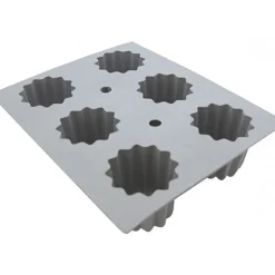 Moule Silicone|Moules À Gâteaux*DE BUYER Elastomoule à Cannelé - 6 empreintes 21 x 17,6 cm - Silicone