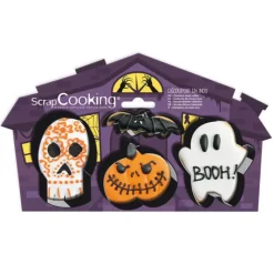Emporte Pièce - Découpoir Pâtisserie*SCRAPCOOKING Emporte Pièce Halloween x4