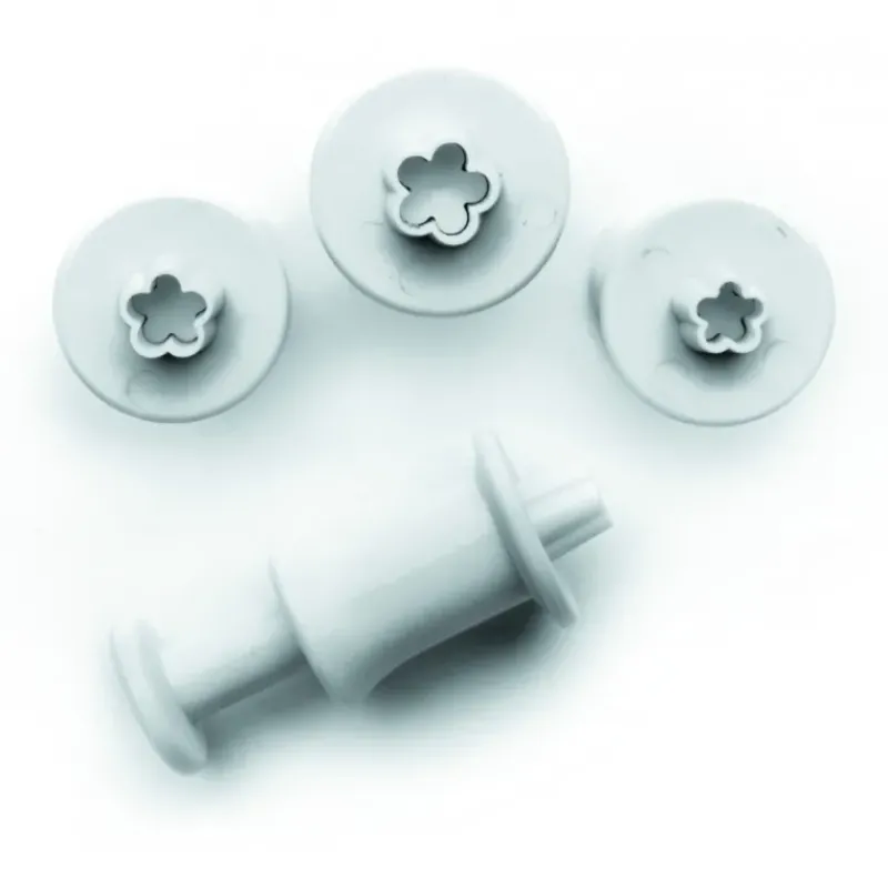 Emporte Pièce - Découpoir Pâtisserie*IBILI Emporte-Pièce avec Poussoir Fleur (x3)