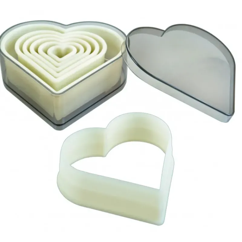 Emporte Pièce - Découpoir Pâtisserie*IBILI Emporte-Pièce Coeur Polyglass (x7)