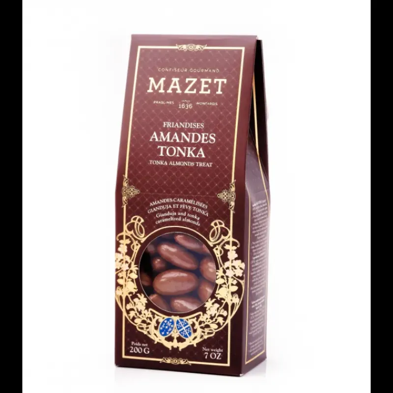 Chocolats À Offrir|Confiserie*MAZET Etui Pincé Friandises Amandes Tonka 200 g