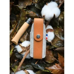 Rangement Couteaux*OPINEL Etui pour Couteau en Cuir et Feutrine Outdoor M Collection France