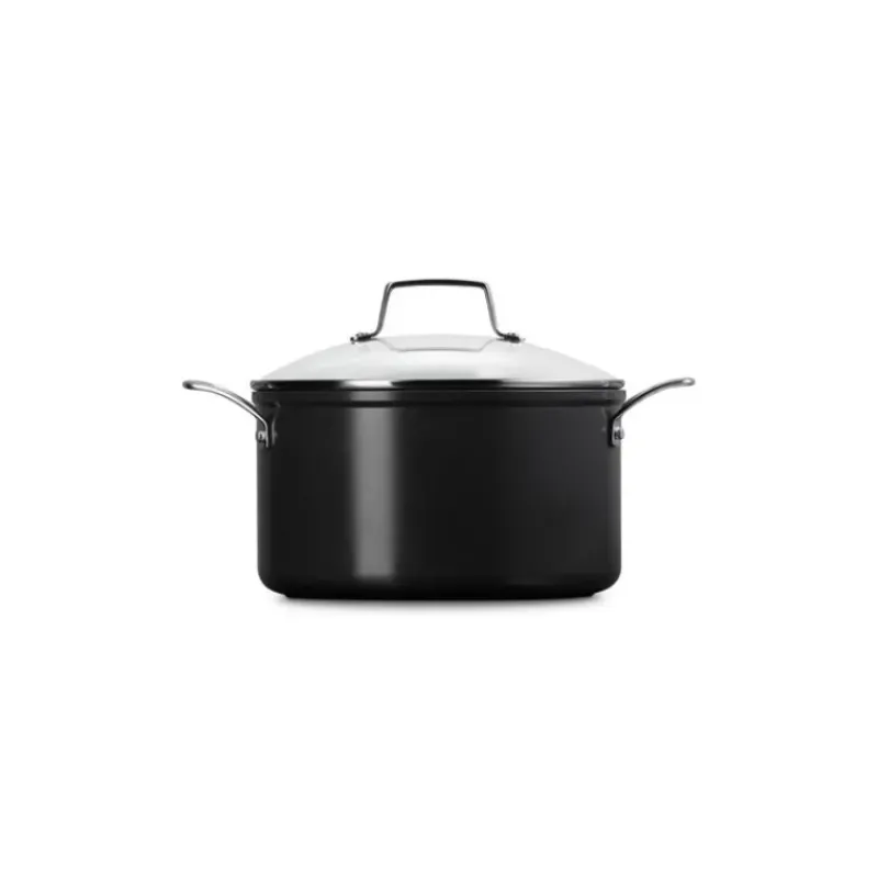 Faitout*LE CREUSET Faitout Antiadhérent Essentiel Céramique 24 cm et Couvercle