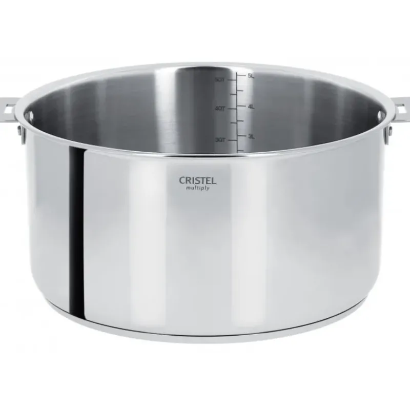 Faitout*CRISTEL Faitout Casteline Ø 24 cm Manche Amovible Inox