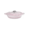 Faitout*LE CREUSET Faitout Fonte Émaillée Pétales Shell Pink 26 cm