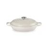 Faitout*LE CREUSET Faitout Meringue en Fonte avec Intérieur Sable 30 cm Signature