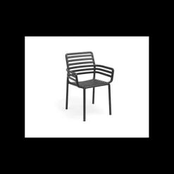 Mobilier Terrasse Restaurant*NARDI Fauteuil en Résine Doga Anthracite