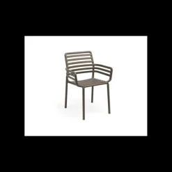 Mobilier Terrasse Restaurant*NARDI Fauteuil en Résine Doga Tabac