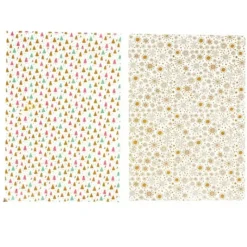 Décoration Comestible*PATISDECOR Feuille Transfert Chocolat Noël 17,5 x 27,5 cm (x4) Patisdécor