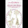 Décoration Gâteau*SCRAPCOOKING FIN DE SERIE Cake Topper Bois Forêt Enchantée (x4)