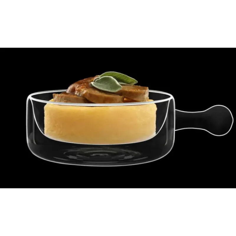 Servir, Présenter*LUIGI BORMIOLI FIN DE SERIE Casserole Verre Double Paroi 25 cl (x2) THERMIC GLASS