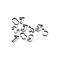 Cercle À Patisserie|Emporte Pièce - Découpoir Pâtisserie*GOBEL FIN DE SERIE Chiffre inox 2 Moule-Découpoir 200 mm