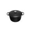 Cocotte En Fonte*LE CREUSET FIN DE SERIE Cocotte en Fonte Haute 24 cm Noir Mat