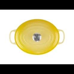 Cocotte En Fonte*LE CREUSET FIN DE SERIE Cocotte en fonte Ovale 31 cm Soleil Signature