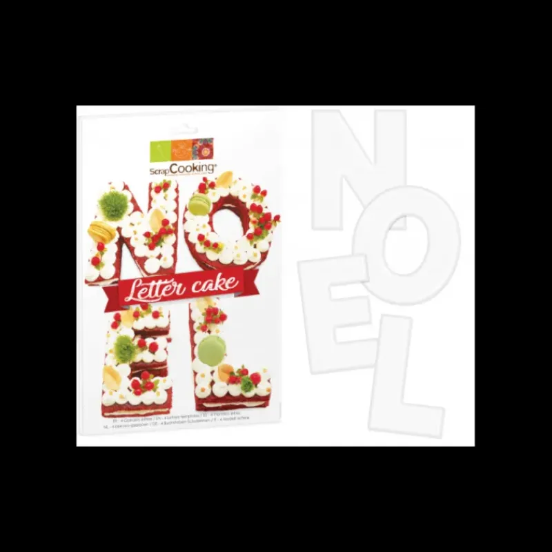 Ustensiles Décor Gâteau*SCRAPCOOKING FIN DE SERIE Kit Letter Cake Noël