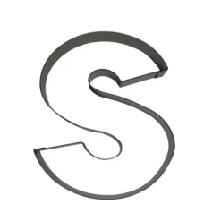 Cercle À Patisserie|Emporte Pièce - Découpoir Pâtisserie*GOBEL FIN DE SERIE Lettre inox S Moule-Découpoir