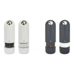 Moulin*PEUGEOT FIN DE SERIE Moulin à Sel Electrique Alaska 17 cm Gris Quartz