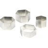 Cercle À Patisserie*CUISINEADDICT FIN DE SERIE Nonnette Hexagonale Inox Ø 8 cm H3,5 cm