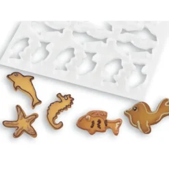 Emporte Pièce - Découpoir Pâtisserie*MALLARD FERRIERE FIN DE SERIE Plaque Découpoirs Animaux Marins
