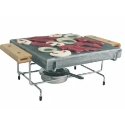 Pierre À Griller*TELLIER FIN DE SERIE Support pour Pierre à Griller Naturelle 25x25x3 Louis