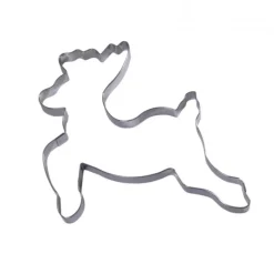 Cercle À Patisserie*GOBEL Forme grand sablé Renne inox Moule - Découpoir