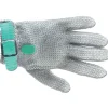 Gant Anti Coupure*ARCOS Gant de Protection en Cotte de Maille XS Vert