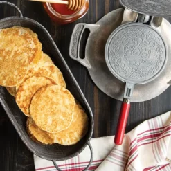 Gaufrier*NORDIC WARE Gaufrier Norvégien Krumkake Fonte d'Aluminium Ø13 cm