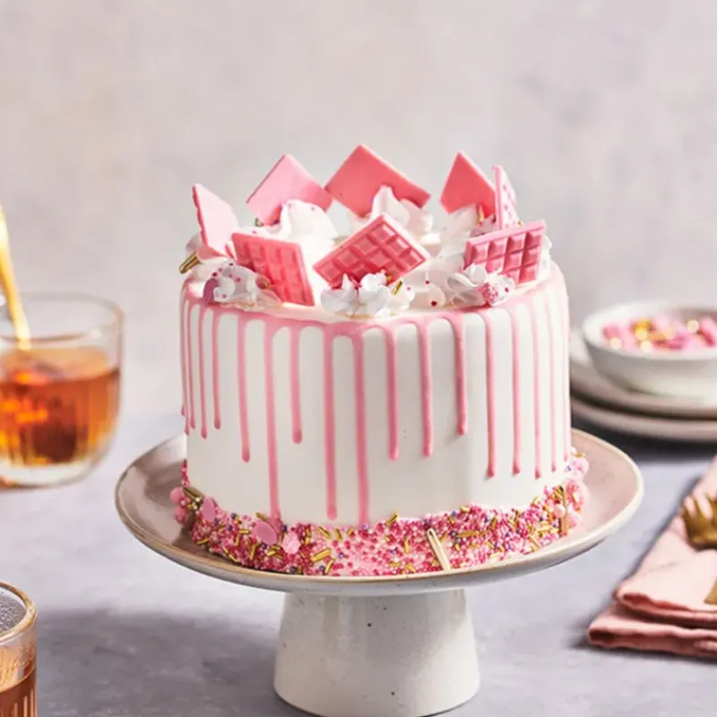 Nappages Et Glaçages*FUNCAKES Glaçage Choco Drip Rose Clair 180 g