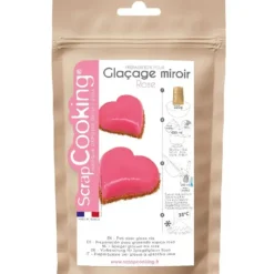 Nappages Et Glaçages*SCRAPCOOKING Glaçage Miroir Rose 220 g