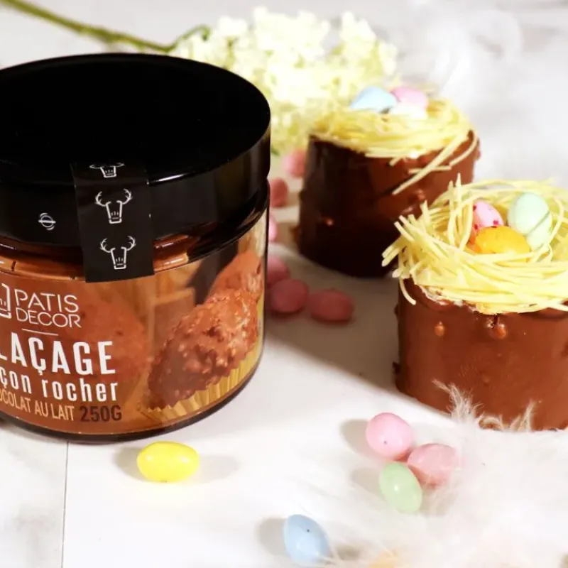 Nappages Et Glaçages*PATISDECOR Glaçage Rocher Chocolat au Lait 250 g Patisdécor