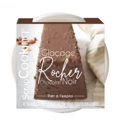 Nappages Et Glaçages*SCRAPCOOKING Glaçage Rocher Chocolat Noir 400 g