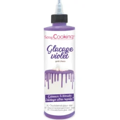Nappages Et Glaçages*SCRAPCOOKING Glaçage Violet Goût Chocolat 130 g