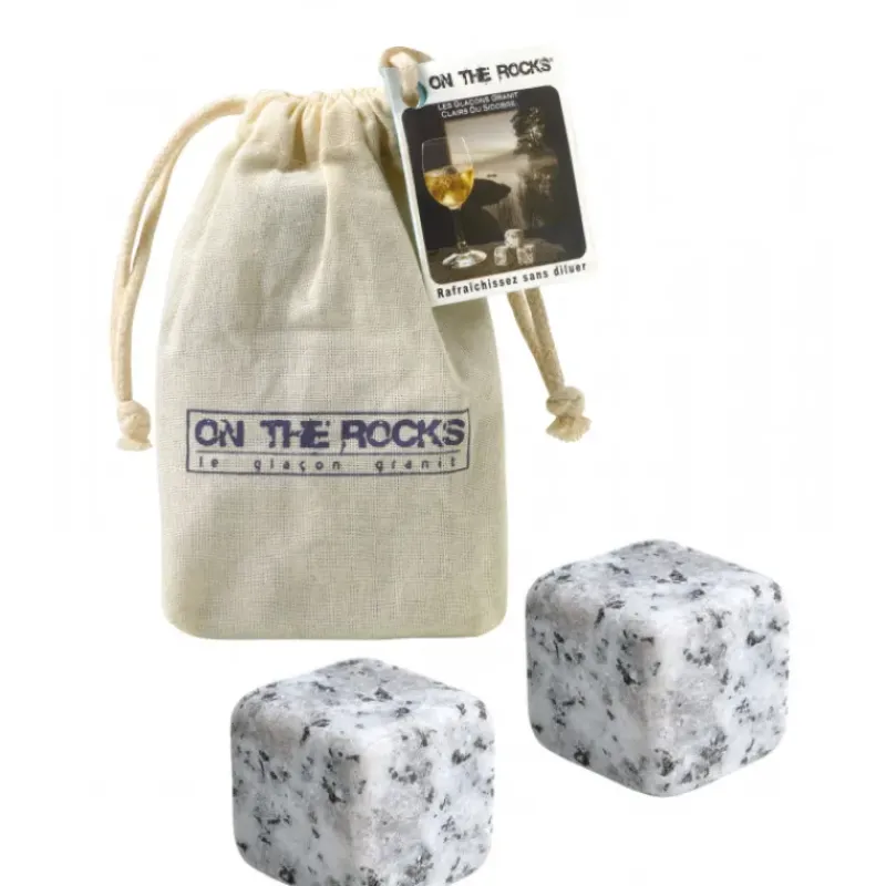 Accessoires Bar*ON THE ROCKS Glaçons Granit Clair du Sidobre (x9)