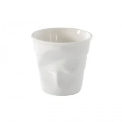 Vaisselle*REVOL Gobelet Froissé Blanc 5cl
