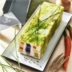 Moules À Gâteaux*DE BUYER Gouttière à Bûche Rectangulaire Démontable Inox 30.4 x 8.4 x 6.6 cm