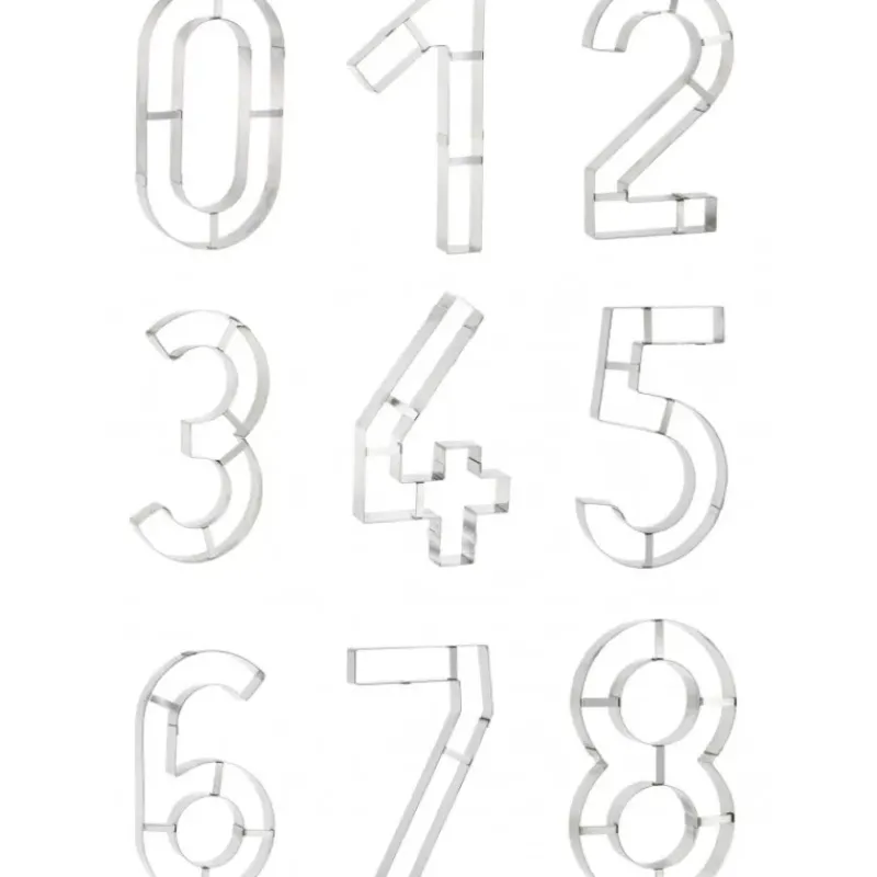 Cercle À Patisserie|Emporte Pièce - Découpoir Pâtisserie*MALLARD FERRIERE Grand Emporte Pièce Inox Chiffre 5 32x18 cm