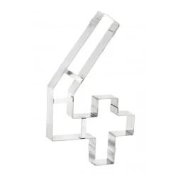 Cercle À Patisserie|Emporte Pièce - Découpoir Pâtisserie*MALLARD FERRIERE Grand Emporte Pièce Inox Chiffre 4 32x18 cm