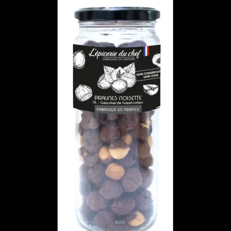 Confiserie|Fruits Secs*EPICERIE DU CHEF Grand pot pralines noisette 200 g L'