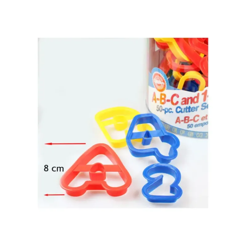 Emporte Pièce - Découpoir Pâtisserie*WILTON Grands Emporte Pièce Lettres et Chiffres (x50)