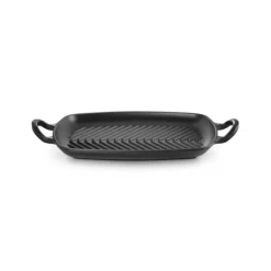 Plat De Cuisson|Grills*LE CREUSET Gril en Fonte Rectangulaire 30 cm Noir Mat